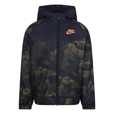 NIKE KIDS' SPORTSWEAR WINDBREAKER (CAMO SIZE 4-7Y)