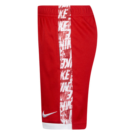 NIKE KIDS DRI-FIT SHORTS (RED SIZE 4-7Y)