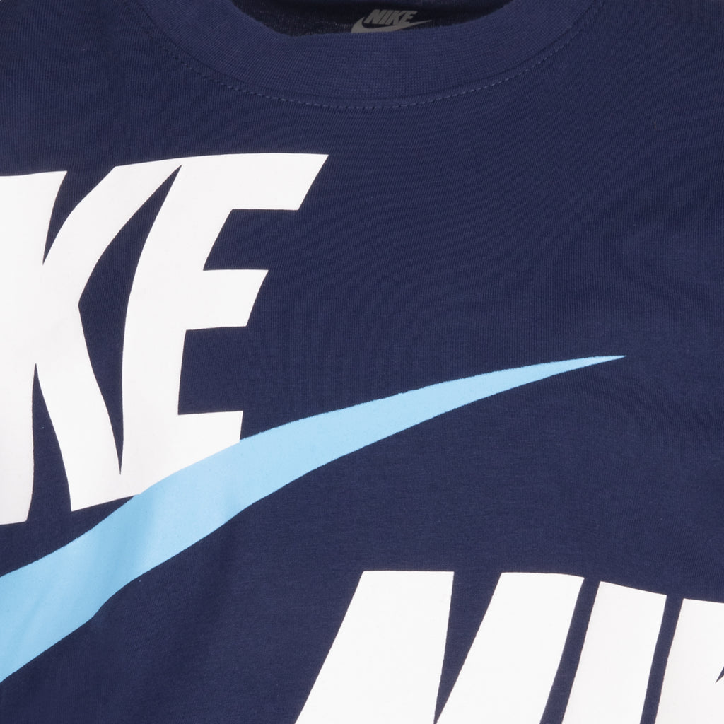 NIKE BOYS' HBR T-SHIRT AND FRENCH TERRY CARGO SHORTS SET (BLUE SIZES 4-7Y)