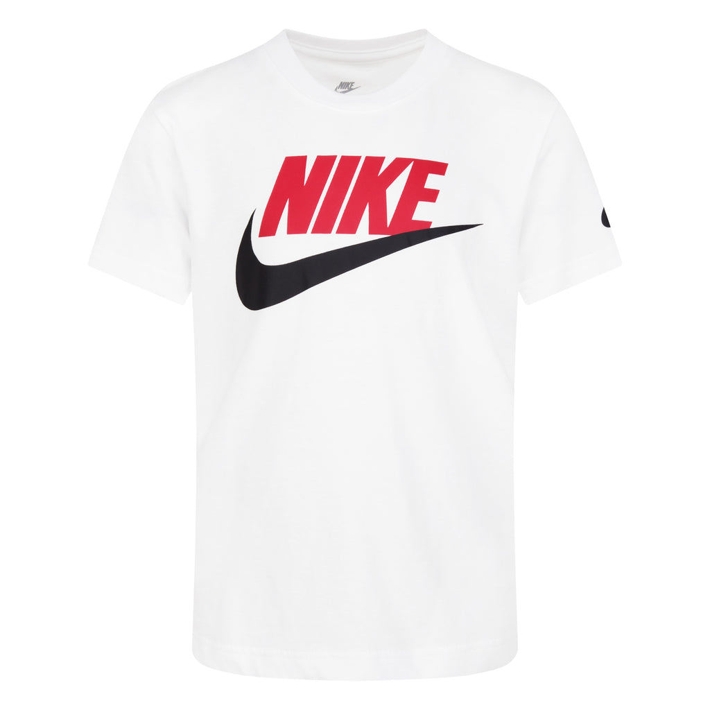 NIKE KIDS' SHORT SLEEVES FUTURA TEE (WHITE SIZE 4-7Y)