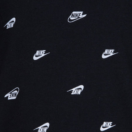 NIKE KIDS' MONOGRAM ALL OVER PRINT T-SHIRT (BLACK)