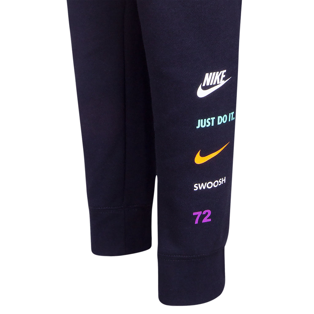 NIKE KIDS ILLUMINATE LONG SLEEVE T-SHIRT & PANT SET (MINT/BLACK SIZE 4-7Y)