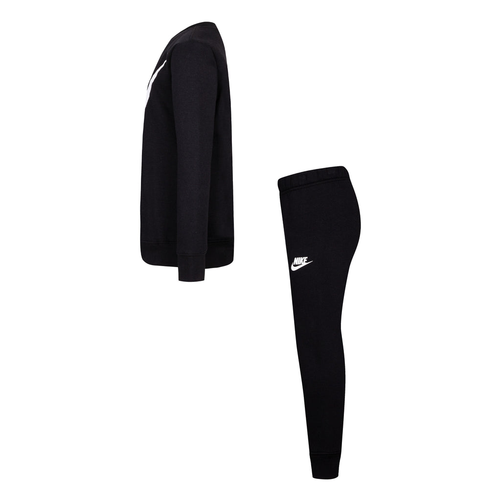 NIKE KIDS FUTURA BLACK CREWNECK SET (SIZE 4-7)