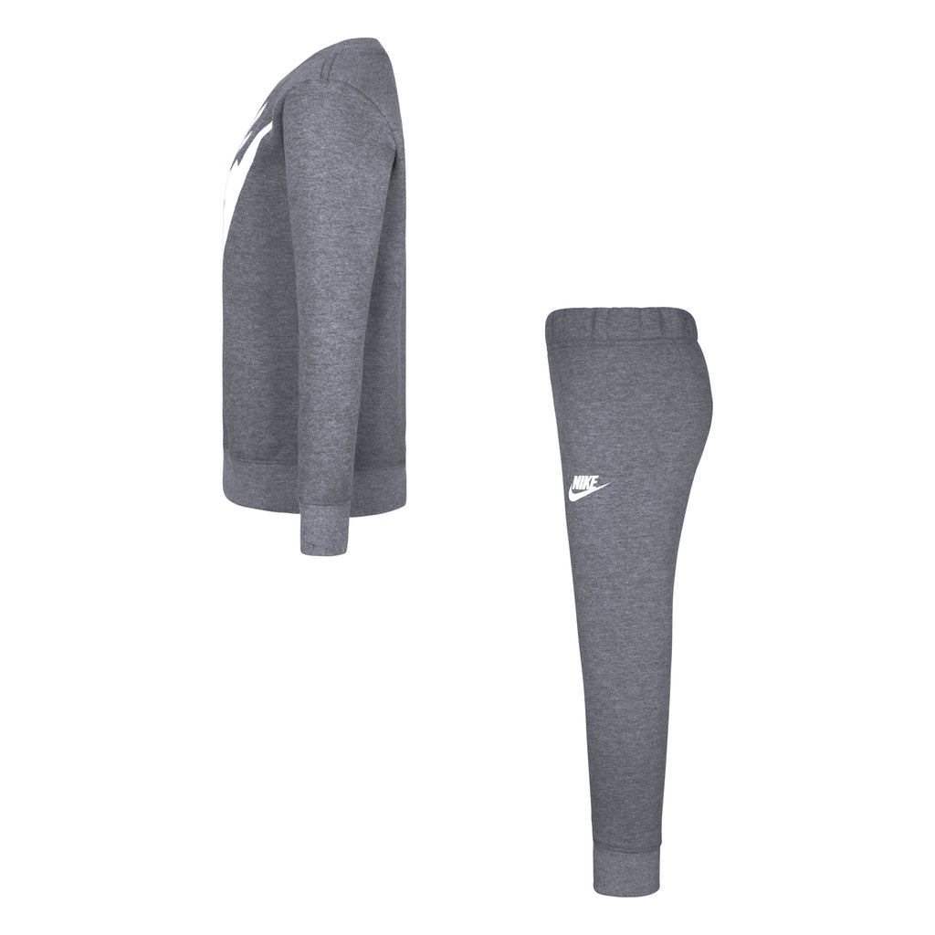 NIKE KIDS FUTURA GREY CREWNECK SET (SIZE 4-7)