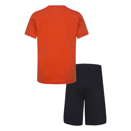 NIKE KIDS T-SHIRT & SHORTS SET (ORANGE SIZE 4-7Y)