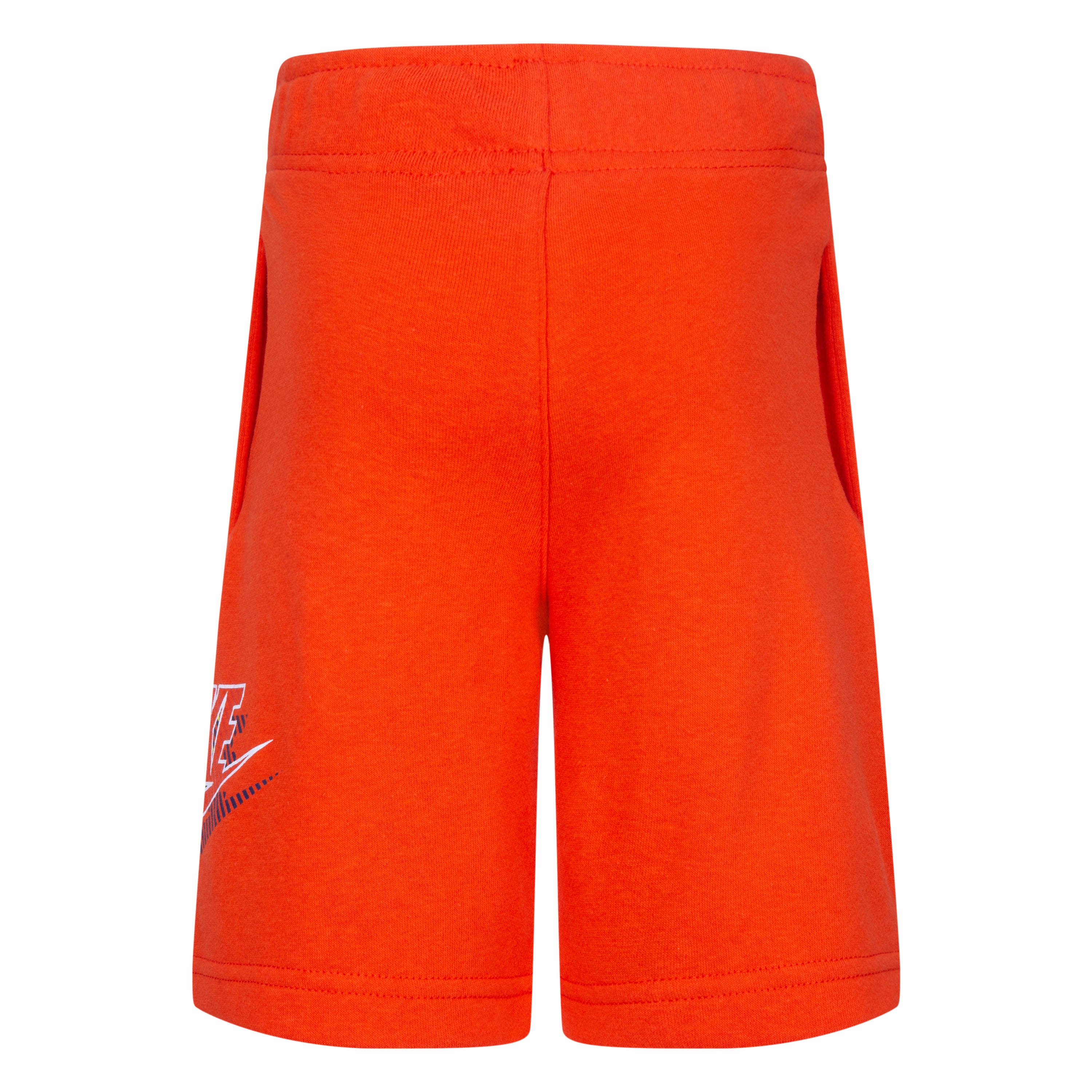 NIKE KIDS ACTIVE JOY FUTURA CREWNECK & SHORTS SET (ORANGE SIZE 4-7Y)