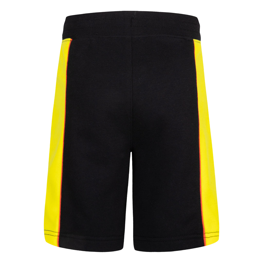 NIKE KIDS LET'S BE REAL SHORTS (BLACK/YELLOW SIZE 4-7Y)