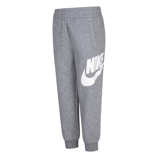 NIKE KIDS SPORTSWEAR CLUB FLEECE FULL ZIP HOODIE/JOGGER GREY SET (SIZE 4-7)