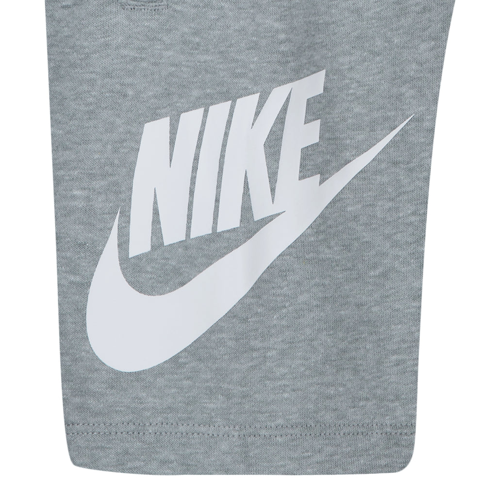 NIKE KIDS CLUB T-SHIRT & SHORTS SET (GREY SIZE 4-7Y)