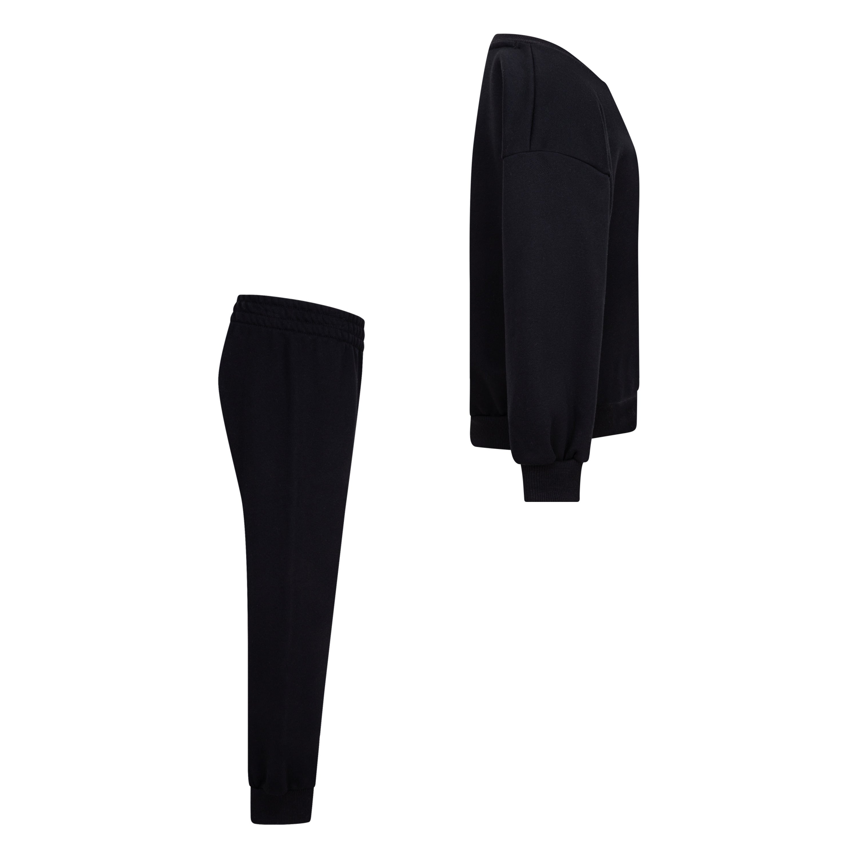 NIKE KIDS ESSENTIAL BLACK CREWNECK SET (SIZE 4-7)