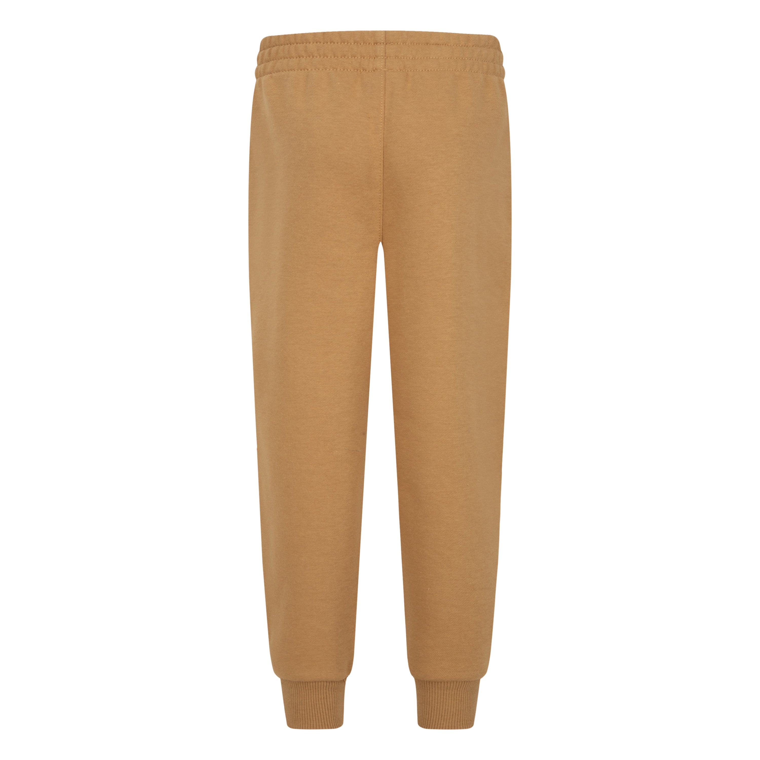 NIKE KIDS APPLIQUE FLEECE PULLOVER BROWN HOODIE/JOGGER SET (SIZE 4-7)