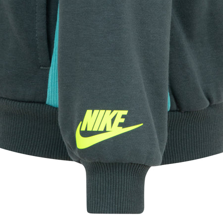 NIKE KIDS EXPRESS YOURSELF PULLOVER GREEN HOODIE/JOGGER SET (SIZE 4-7)