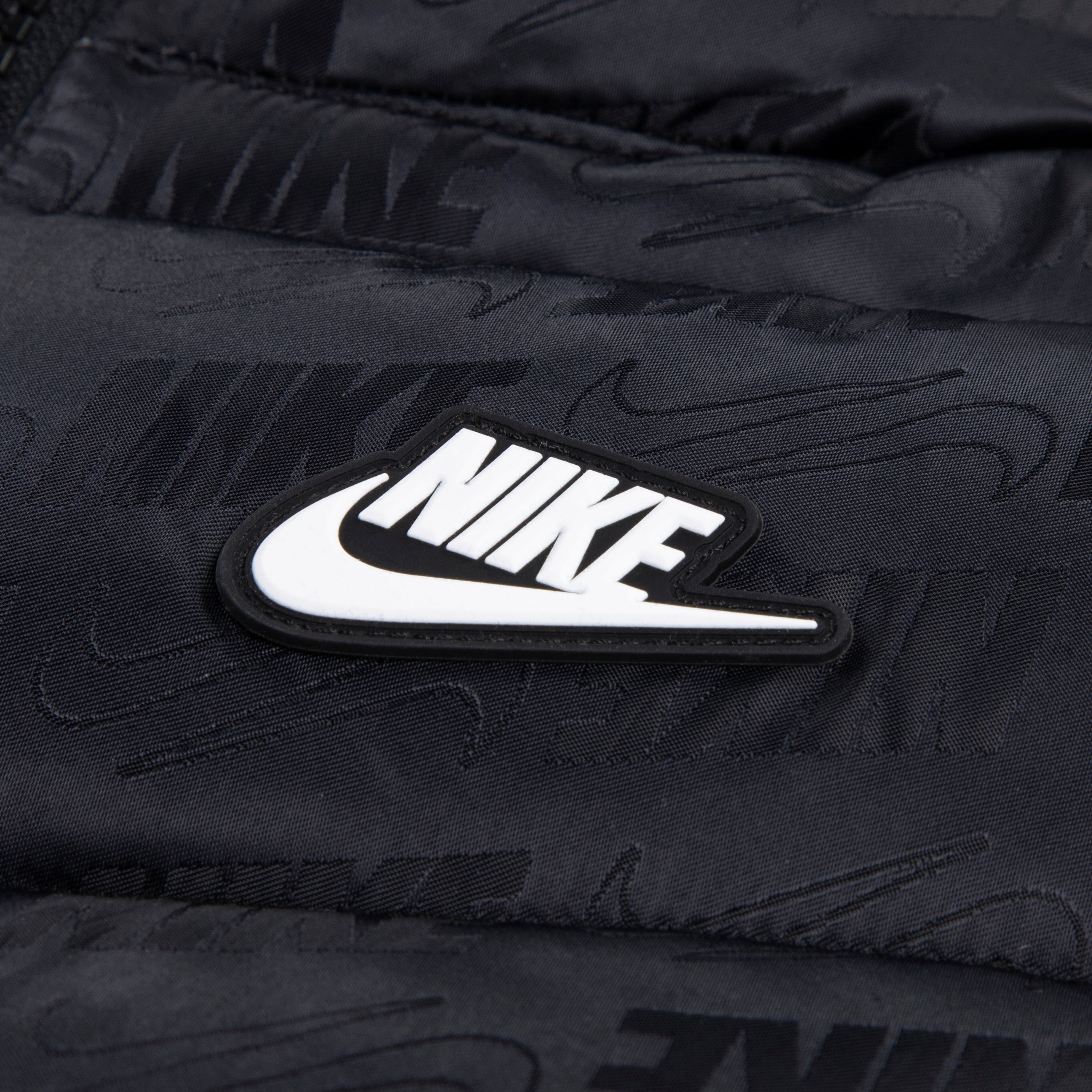 NIKE BOYS JACQUARD BLACK PUFFER JACKET (SIZE 4-7 YEARS)