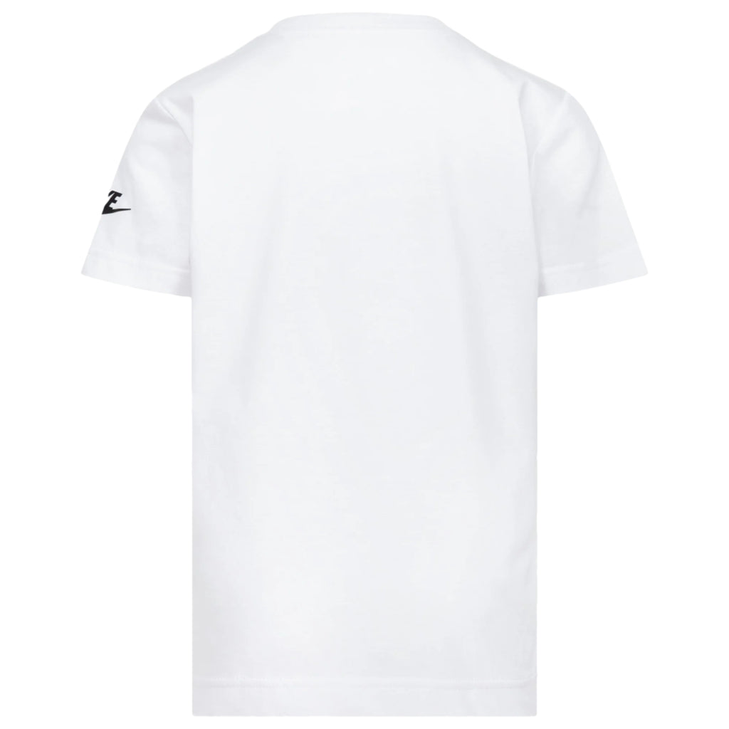 NIKE KIDS' SHORT SLEEVES FUTURA TEE (WHITE/BLACK SIZE 4-7Y)