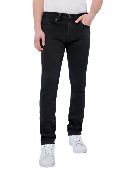 PARASUCO MEN'S MIKE FIT MEDIUM RISE DENIM BLACK JEANS