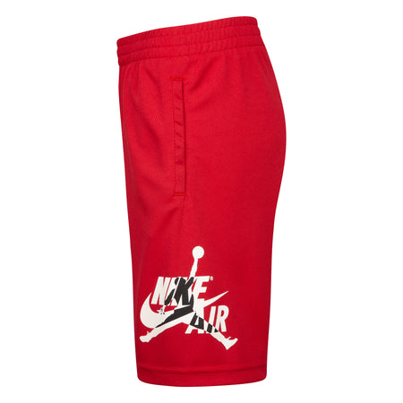 JORDAN YOUTH DRI-FIT SHORTS (RED SIZE S-XL)