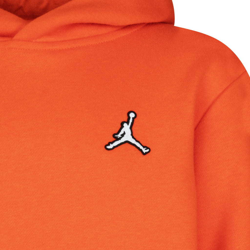 JORDAN YOUTH ESSENTIAL PULLOVER HOODIE (ORANGE SIZE YOUTH S-XL)