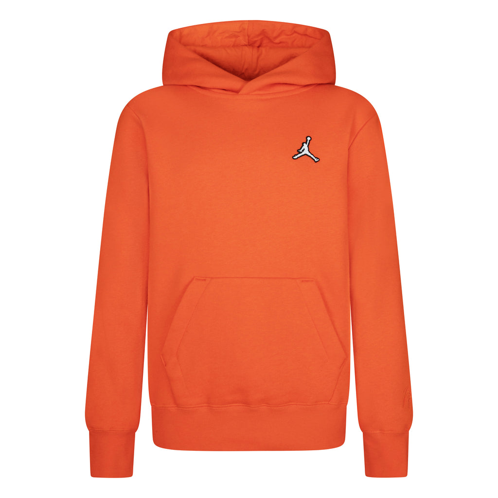 JORDAN YOUTH ESSENTIAL PULLOVER HOODIE (ORANGE SIZE YOUTH S-XL)