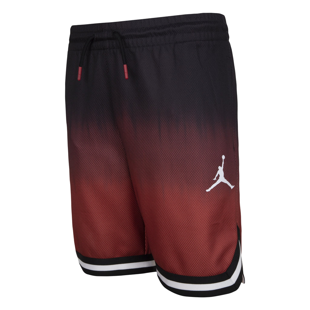 JORDAN YOUTH BOYS OMBRE MESH SHORTS (RED SIZE S-XL)