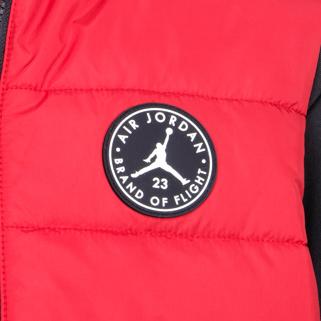 JORDAN YOUTH BOYS 2FER PADDED VEST JACKET (RED SIZES S-XL)