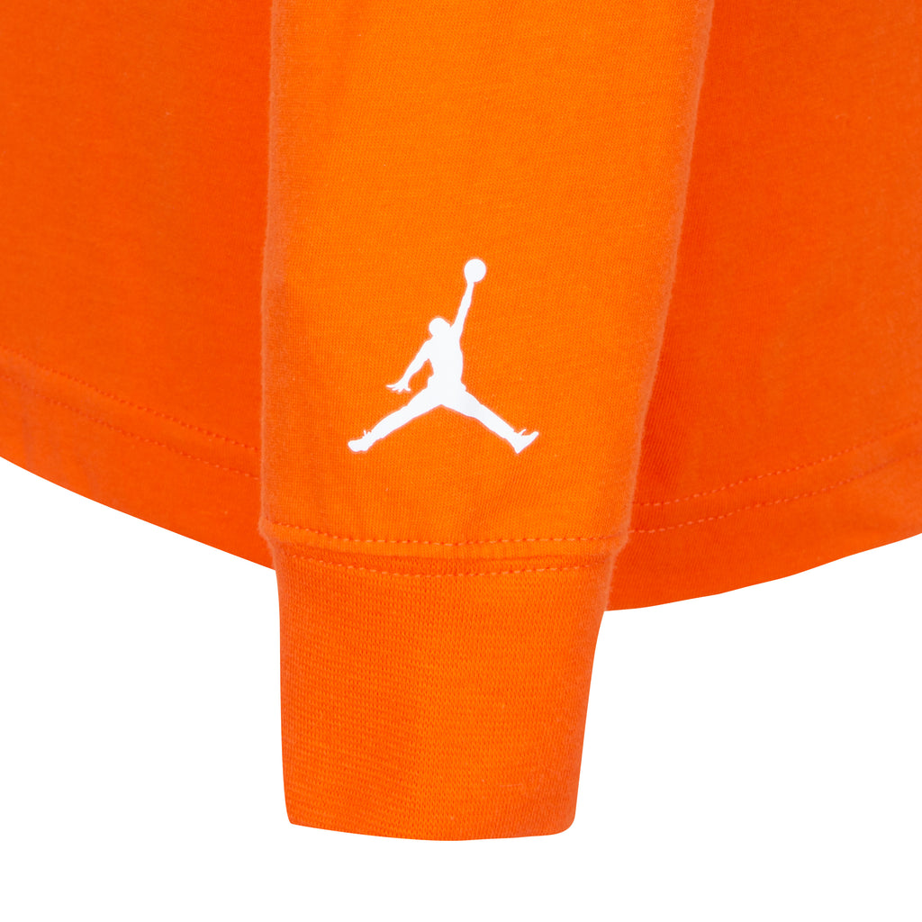 JORDAN BOYS' MVP BREAKOUT LONG SLEEVE T-SHIRT (ORANGE SIZE S-XL)