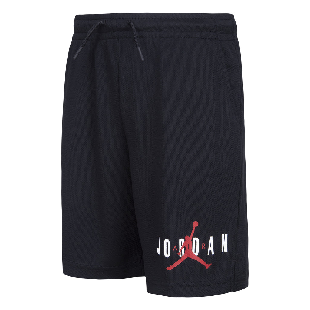 JORDAN YOUTH DRI-FIT MESH SHORTS (BLACK SIZE S-XL)