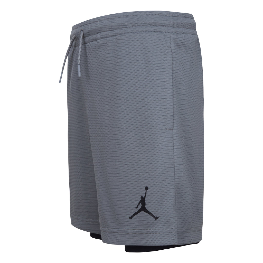 JORDAN YOUTH DRI-FIT TRAINING SHORTS (GREY SIZE S-XL)