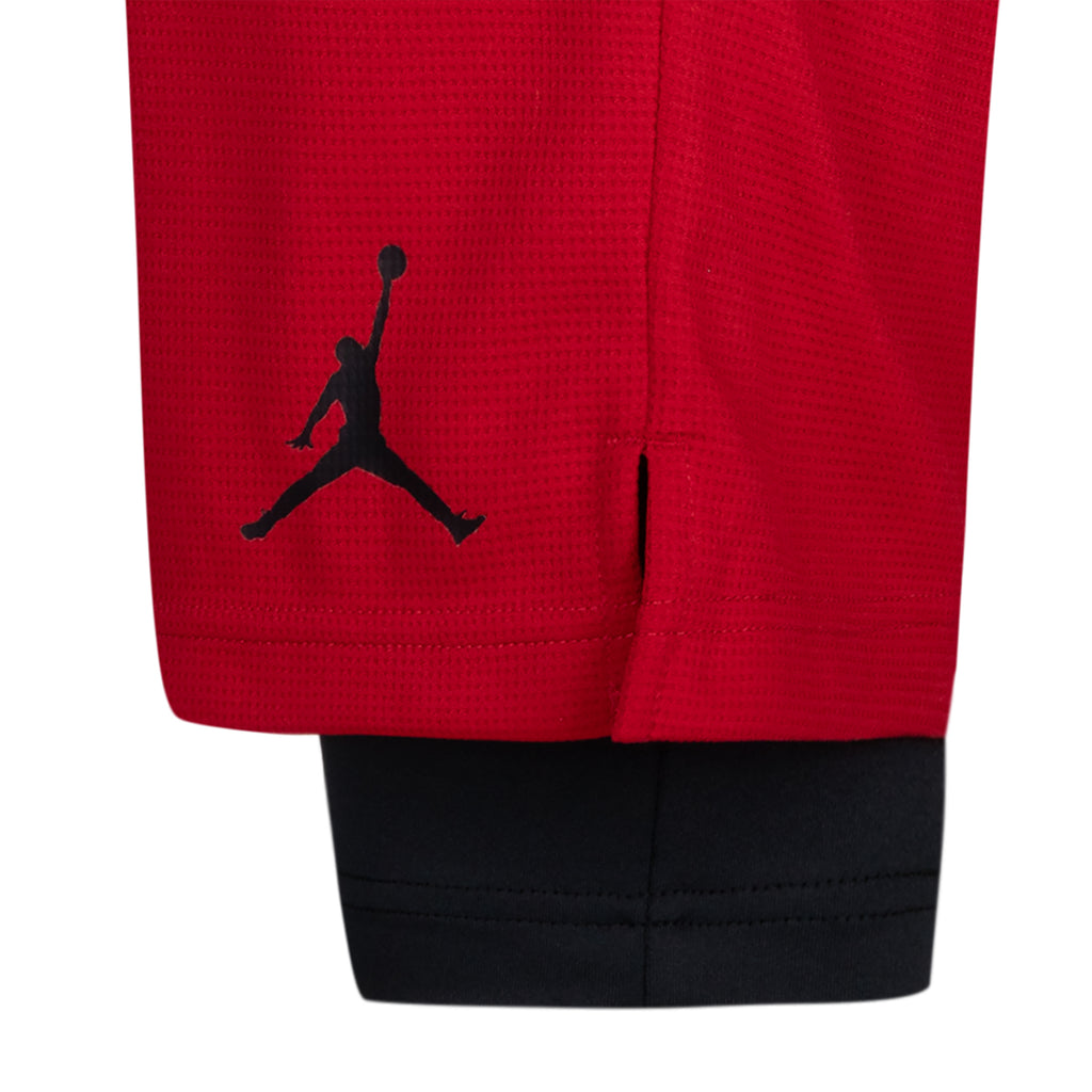 JORDAN YOUTH DRI-FIT TRAINING SHORTS (RED SIZE S-XL)