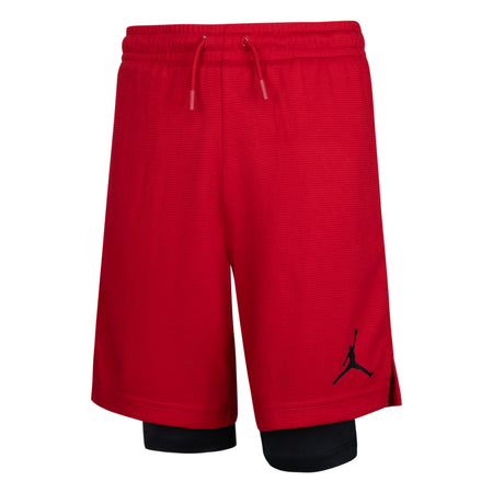 JORDAN YOUTH DRI-FIT TRAINING SHORTS (RED SIZE S-XL)