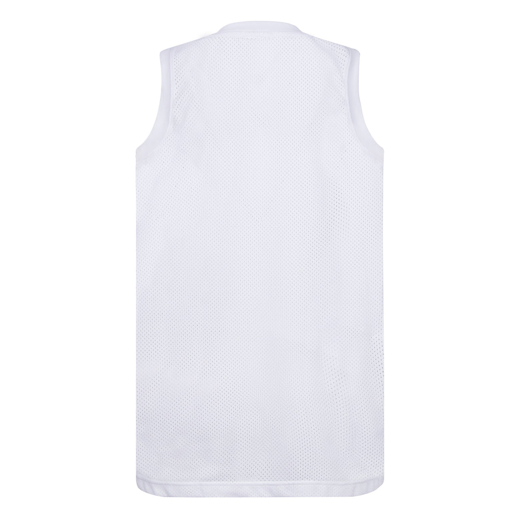 JORDAN YOUTH MJ FLIGHT JERSEY TANK TOP (WHITE SIZE S-XL)