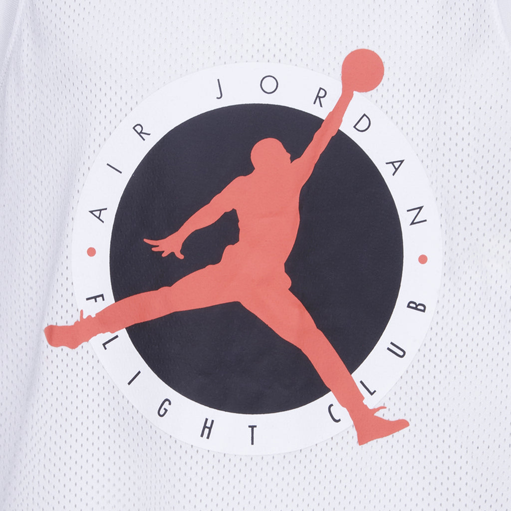 JORDAN YOUTH MJ FLIGHT JERSEY TANK TOP (WHITE SIZE S-XL)