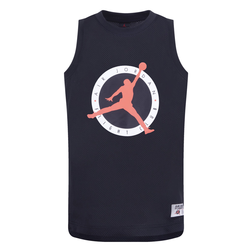 JORDAN YOUTH MJ FLIGHT JERSEY TANK TOP (BLACK SIZE S-XL)