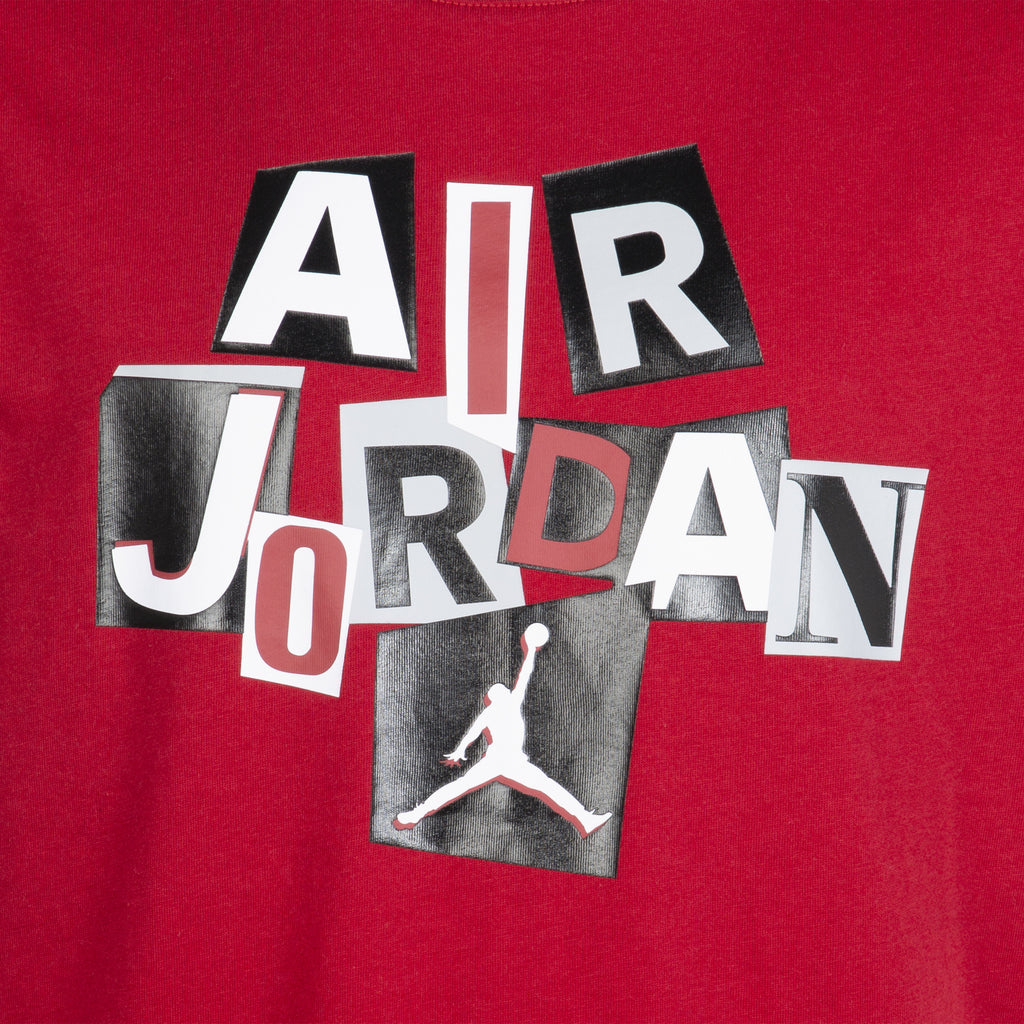 AIR JORDAN YOUTH KIDS AIR CUTOUT T-SHIRT (RED SIZE S-XL)