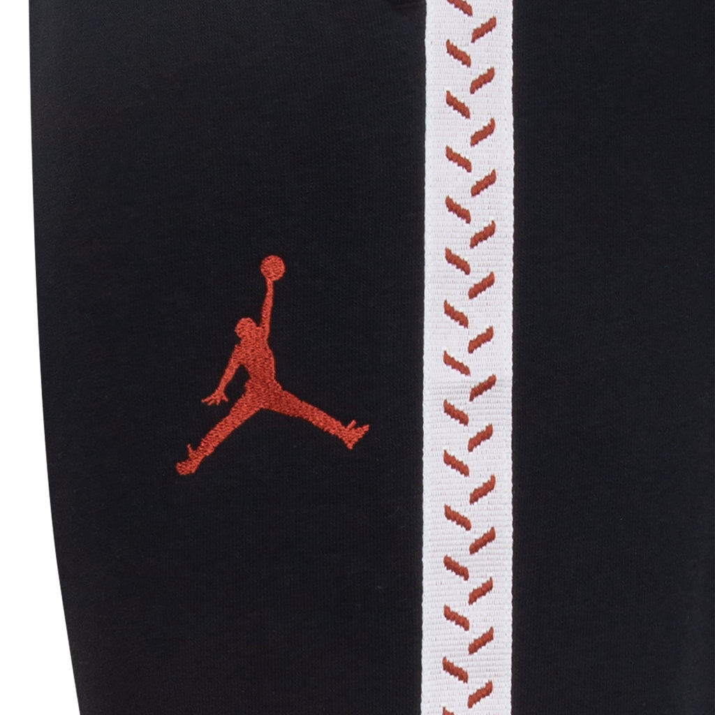 AIR JORDAN YOUTH KIDS MJ FLIGHT MVP HOODIE & JOGGER SET (BLACK SIZE S-XL)