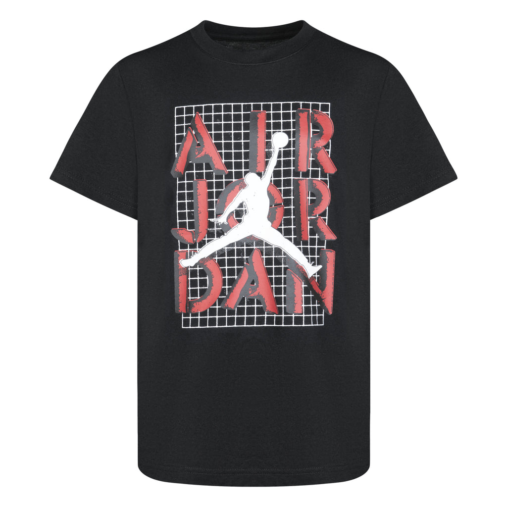 AIR JORDAN YOUTH KIDS JUMPMAN STACK T-SHIRT (BLACK SIZE S-XL)