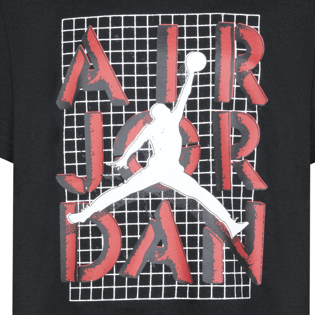 AIR JORDAN YOUTH KIDS JUMPMAN STACK T-SHIRT (BLACK SIZE S-XL)