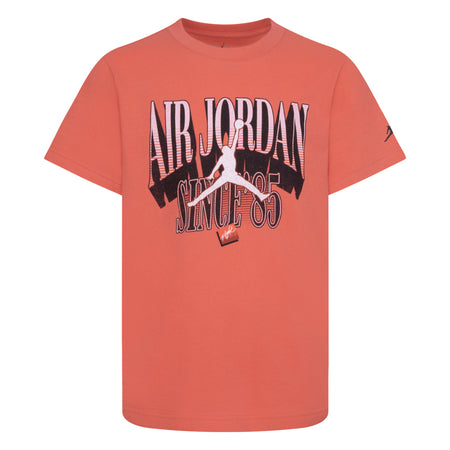 AIR JORDAN YOUTH KIDS SINCE '85 PRINT T-SHIRT (ROUGE SIZE S-XL)