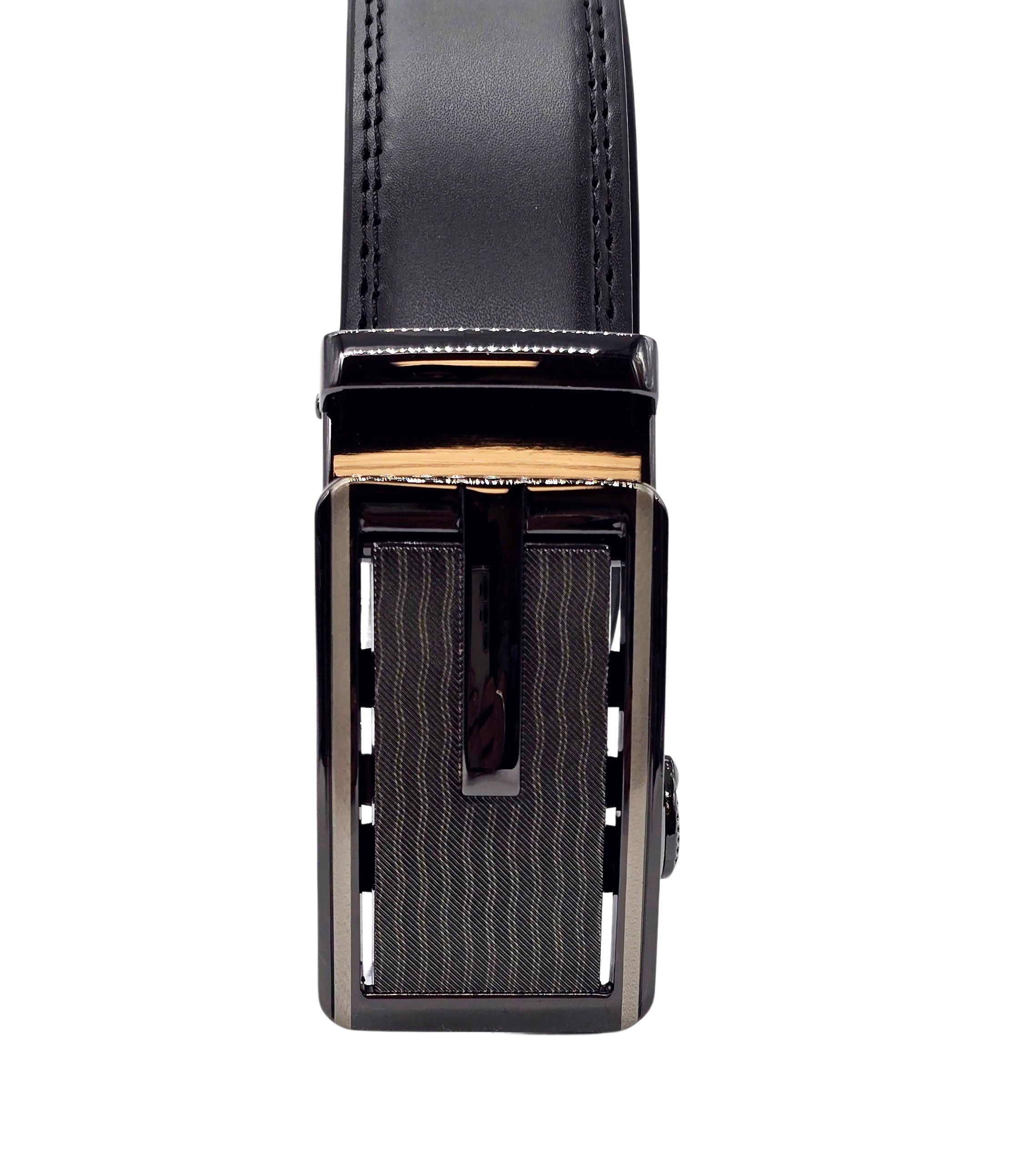 MEN'S ADJUSTABLE DESIGNER BELT (BLACK M-66)