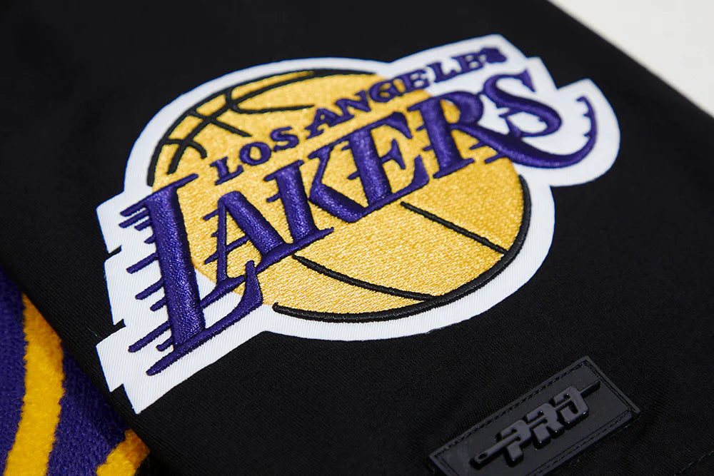 PRO STANDARD NBA LOS ANGELES LAKERS MASHUP MEN'S BLACK/YELLOW T-SHIRT