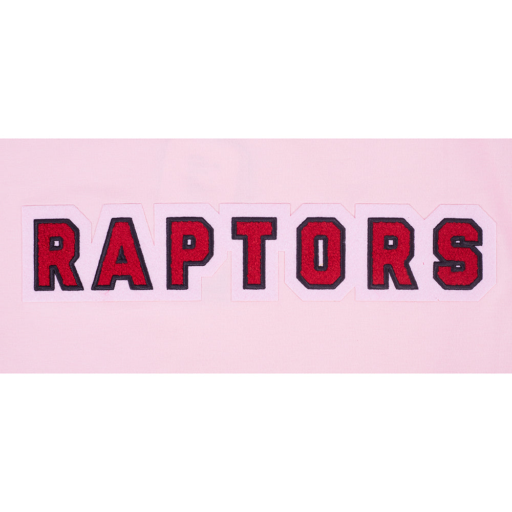 PRO STANDARD MEN'S NBA TORONTO RAPTORS CLASSIC CHENILLE SJ PINK T-SHIRT