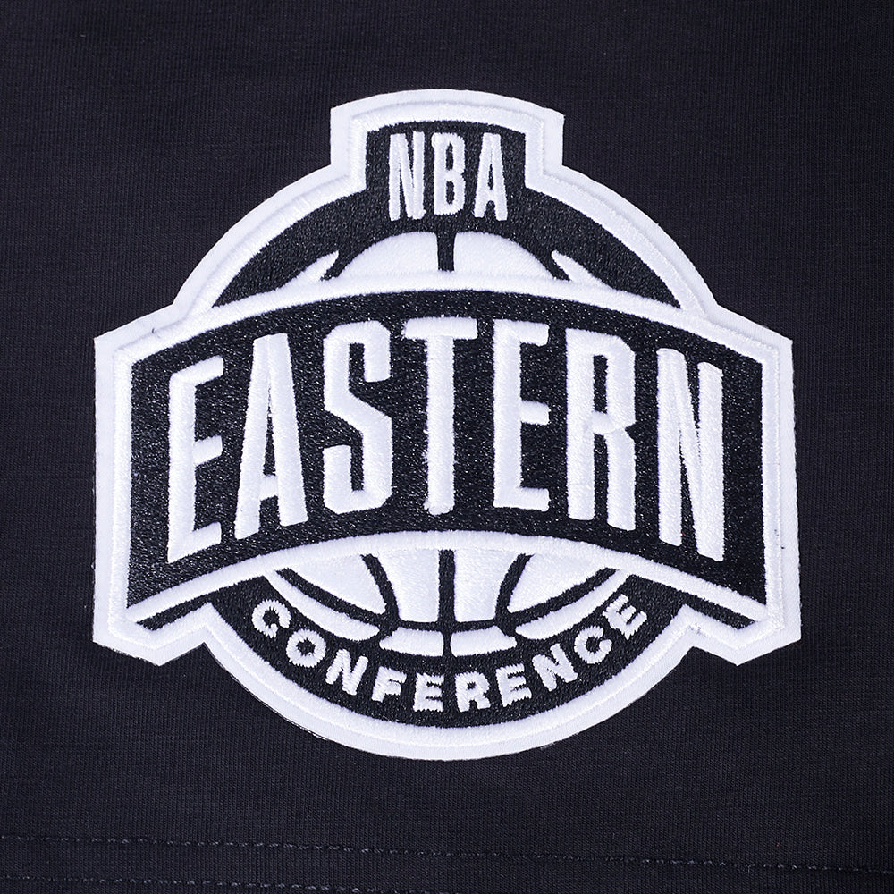 PRO STANDARD MEN'S NBA EASTERN CONFERENCE TORONTO RAPTORS CLASSIC CHENILLE SJ BLACK & RED T-SHIRT