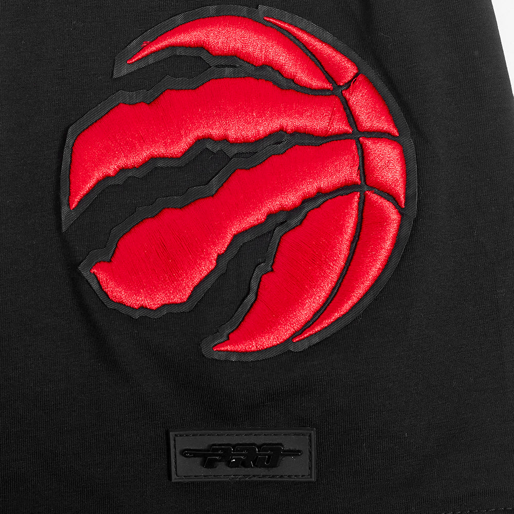 PRO STANDARD NBA TORONTO RAPTORS CLASSIC CHENILLE SJ BLACK/RED MEN'S T-SHIRT