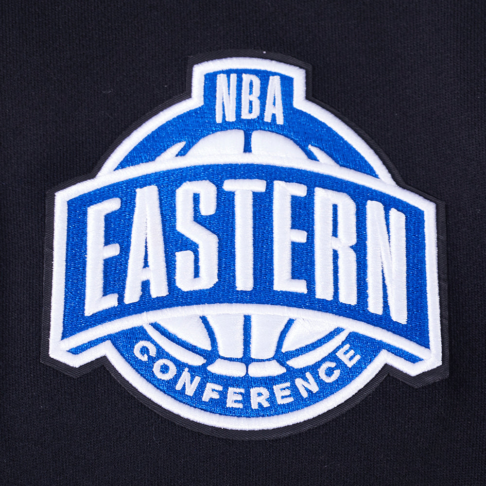 PRO STANDARD MEN'S NBA EASTERN CONFERENCE TORONTO RAPTORS BLACK & RED PULLOVER HOODIE