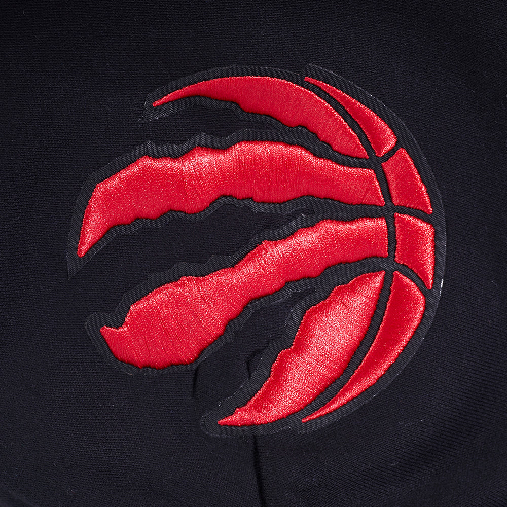 PRO STANDARD MEN'S NBA EASTERN CONFERENCE TORONTO RAPTORS BLACK & RED PULLOVER HOODIE