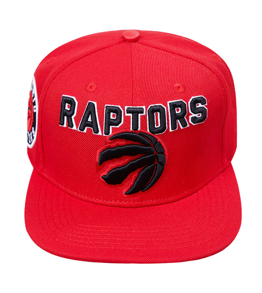 PRO STANDARD NBA TORONTO RAPTORS RETRO CLASSIC UNISEX LOGO WOOL RED/BLACK SNAPBACK HAT