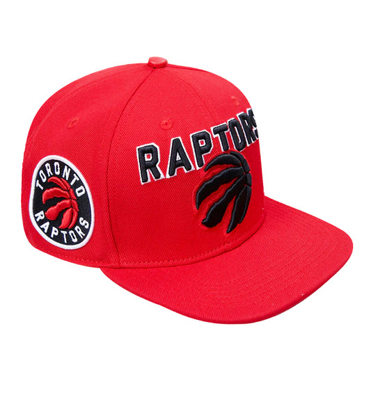 PRO STANDARD NBA TORONTO RAPTORS RETRO CLASSIC UNISEX LOGO WOOL RED/BLACK SNAPBACK HAT
