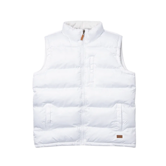 U.S. ICON MEN'S PUFFER VEST (WHITE)