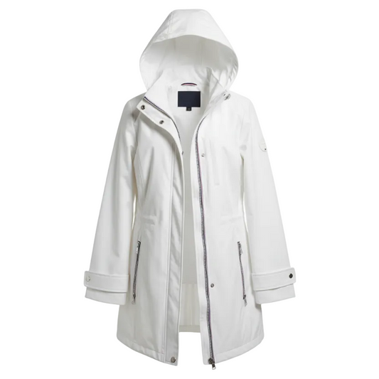TOMMY HILFIGER WOMEN'S SOFTSHELL JACKET (WHITE)