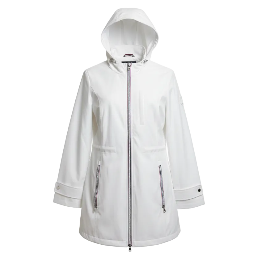 TOMMY HILFIGER WOMEN'S SOFTSHELL JACKET (WHITE)