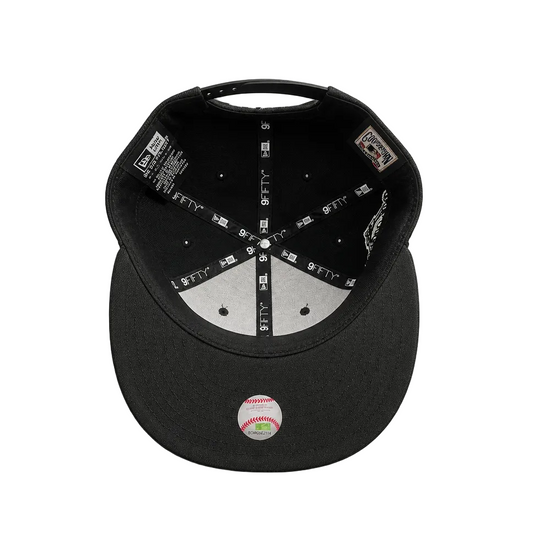 9FIFTY NEW ERA MEN'S MLB 1996 WORLD SERIES SIDEPATCH NEW YORK YANKEES BLACK SNAPBACK HAT